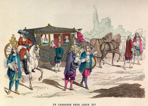 A coach, reign of King Louis XIV - private collection by Anonymous Anonymous