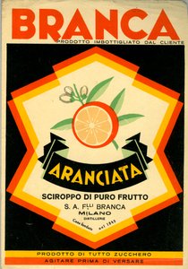 Advertisement for Branca Orange Drink by Anonymous Anonymous