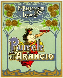 Advertisement for orange punch (Chromolithography 1905) by Anonymous Anonymous