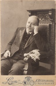 Portrait of the Composer Anatoly Konstantinovich Lyadov by Anonymous Anonymous