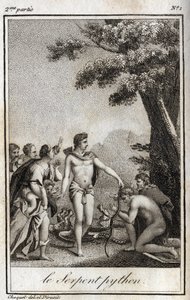 Apollo and the Python Snake on Mount Parnassus by Anonymous Anonymous