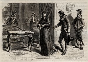 Arrest of Madame Roland on 1 June 1793 in Paris - Arrest of Madame Roland (Manon Roland, nee Jeanne Marie Philippon) by Anonymous Anonymous