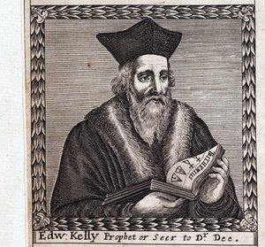 Edward Kelley or Edward Talbot (1555-1597) (Anonymous Engraving) by Anonymous Anonymous