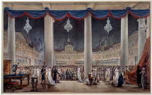 Exhibition of Industrial Products in the Courtyard Square of the Louvre in 1801