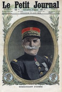 First World War 1914-1918. Portrait of the French general Pierre Dubois (1852-1924). In Le Petite Journal, on 18/06/1916. Private Collection