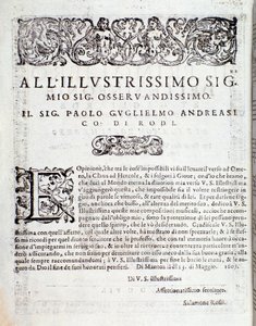 First page of Primo libro di sinfonie e gagliarde, by Salomone Rossi by Anonymous Anonymous