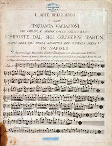 Frontispiece of musical score of 