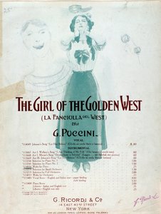 Frontispiece of musical score of 