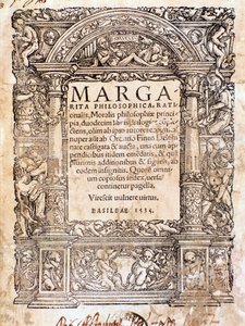 Frontispiece of the Margarita Philosophica
