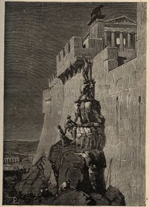 Gauls trying to seize the Capitol (390 BC)