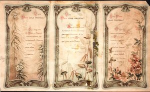 God protect you Prayers. Pious image. Postcard. The beginning of the 20th century. Private Collection by Anonymous Anonymous
