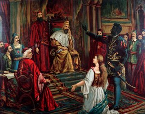 Illustration of Otello opera by Giuseppe Verdi