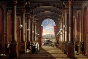 Internal view of the former station Saint Lazare by Anonymous Anonymous