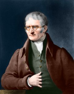 Portrait of John Dalton. Engraving by James Lonsdale (1777-1839) (after) by Anonymous Anonymous