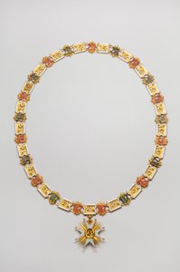 Kingdom of Bavaria - Order of Saint Hubert: Necklace Worn by Luitpold, Duke in Bavaria
