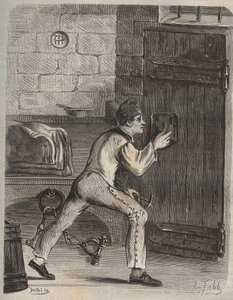 Le forcat Blouet - Engraving in 
