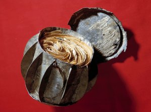 Les Boules de Moulins: zinc spheres used at the Paris siege in 1870 to transmit mail that Parisians could no longer receive. They were thrown into the Seine and recovered by the inhabitants by Anonymous Anonymous