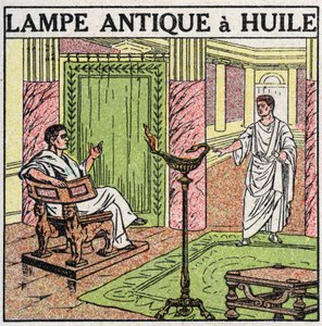 Light sources: oil lamp used in Antiquity by Anonymous Anonymous