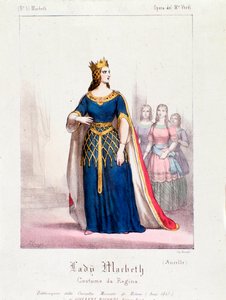 Macbeth queen character in Macbeth opera by Giuseppe Verdi by Anonymous Anonymous