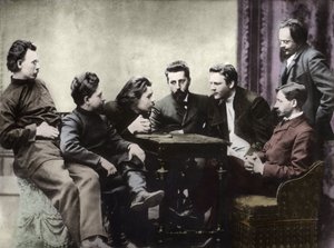 Portraits of Russian Intellectuals of the Literary Group Znanie by Anonymous Anonymous
