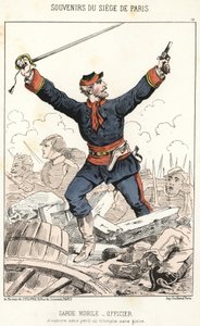 Memories of the siege of Paris: Mobile Guard - Officer: To be defeated without danger, triumph without glory by Anonymous Anonymous