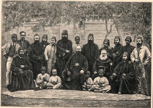 Monsignor Daniel Comboni and the missionaries left with him from Cairo for Khartoum on January 26 by Anonymous Anonymous
