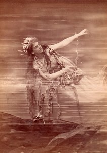 Opera singer Lilli Lehmann (1848-1929) as Woglinde in opera Das Rheingold by Richard Wagner by Anonymous Anonymous