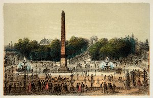 Paris 1874: La Place de la Concorde, Private Collection