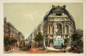 Paris 1874: The Saint Michel Fountain, Private Collection