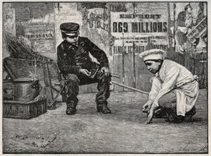 Part of Balls. Engraving from the End of the 19th Century by Anonymous Anonymous