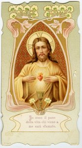 Pious image: Sacred Heart