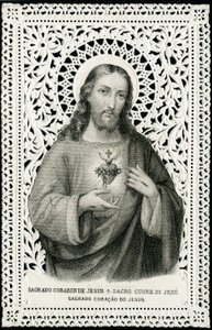 Pious image: Jesus with Sacred Heart