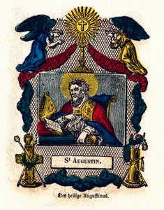 Pious Image: Saint Augustine by Anonymous Anonymous