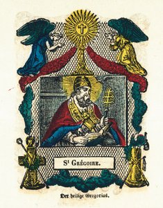 Pious Image: Saint Gregoire I the Great by Anonymous Anonymous