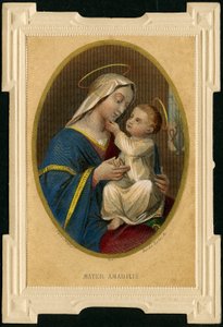 Virgin Mary with Jesus by Anonymous Anonymous