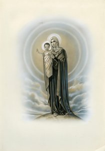 Pious Image: Virgin and Child by Anonymous Anonymous