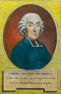 Portrait of Abbe Gabriel Bonnot de Mably (1709-1785) Philosopher and Precursor of Utopian Socialism
