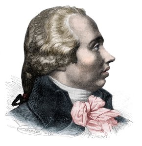 Portrait of Adrien-Marie Legendre (1752-1833) French mathematician - Engraving in 