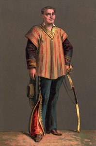 Portrait of BENITO PABLO JUAREZ (1806-1872) Mexican statesman and revolutionary. Chromolithography Private collection
