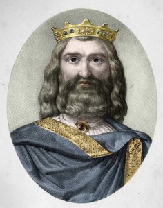 Portrait of Clovis I (c. 466 - 511), King of the Franks.