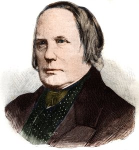 Portrait of Edgar Quinet, French writer and historian. In Le Petit Parisien