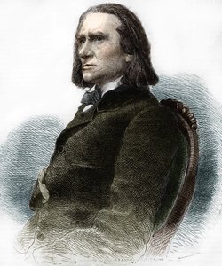 Portrait of Franz Liszt, Hungarian pianist and composer (1811-1886) by Anonymous Anonymous