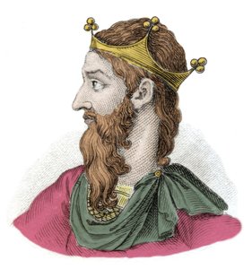 Portrait of Frederic I of Hauhenstaufen known as Frederic Barberossa (Federico Barbarossa) (1122-1190), German Roman Emperor