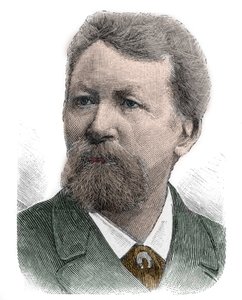 Portrait of Friedrich Gerhard Rohlfs (1831-1896) German geographer, explorer, author and adventurer - Friedrich Gerhard Rohlfs, German geographer, explorer of Africa and writer
