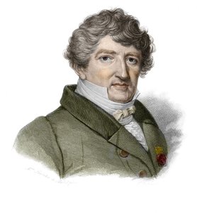 Portrait of Georges Cuvier (1764-1832), French Paleontologist in Portraits et Histoire des Hommes Utile: Hommes et Femmes de Tous Pays et de Tous Conditions, Qui Ont Acquis des Droits à la Reconaissance des Hommes