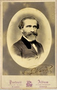 Portrait of Giuseppe Verdi (1813-1901), Italian composer. circa 1850
