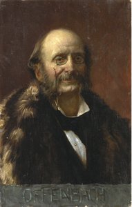 Portrait of Jacques Offenbach (1819-1880) by Anonymous Anonymous