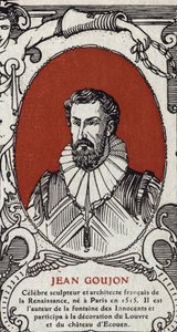 Portrait of Jean Goujon, French sculptor and architect. Engraving from 1914. Private collection. by Anonymous Anonymous