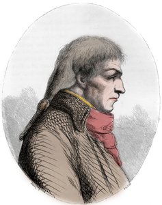 Portrait of Joseph Le Bon (1765-1795), French Revolutionary - Engraving from 1863 in 