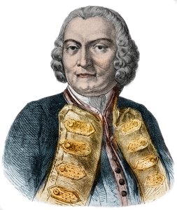 Portrait of Lord George Anson (1697-1762) British admiral and wealthy aristocrat noted for his circumnavigation of the globe